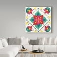 thumbnail image 3 of Trademark Fine Art 'Floral Fiesta White Tile XI' Canvas Art by Laura Marshall, 3 of 3