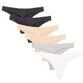 thumbnail image 1 of Aayomet String Thongs for Women String pour Femmes sous-Vêtements (Blanc, TG), 1 of 5
