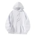 thumbnail image 4 of Jersey Tops Sudadera con capucha de manga larga Otoño Invierno Sudadera con capucha suave Mujer Hombre Sudadera con capucha para mujer Otoño Deportes , , SG, 4 of 8