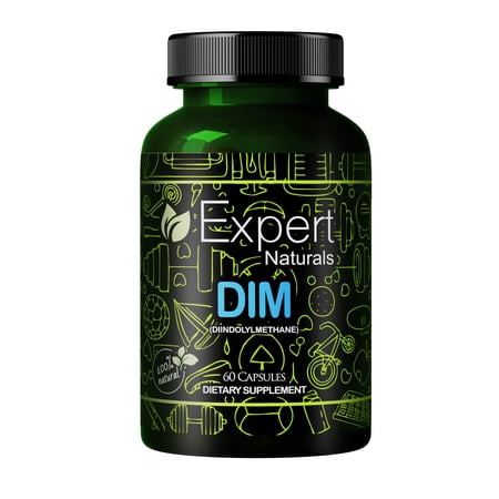 Expert Naturals DIM Diindolylmethane 300mg per Serving with Bioperine 60 Capsules