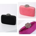 thumbnail image 1 of Sac à Main pour Femmes Soirée Pochette de Mariée Sac à Fleurs Portefeuille de Mariage, 1 of 5