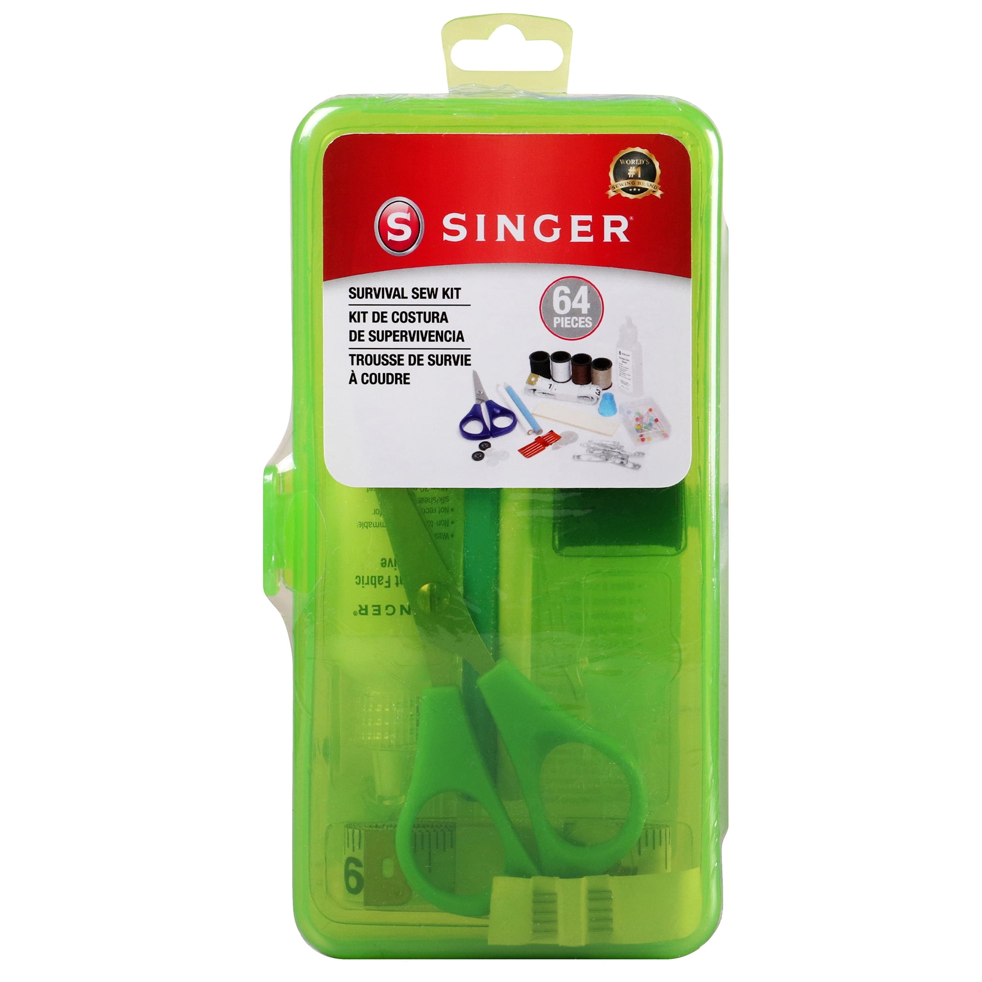 SINGER Survival Sewing Kit, Red 