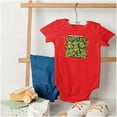thumbnail image 4 of TMNT Ninja Turtle Xmas Cartoon Baby Romper Boys or Girls, 4 of 6