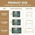 thumbnail image 5 of Throw Sofa Cover Soft Washable Decorative Couch Covers for 3 Cushion with Tassels Furniture Protector for Pets and Kids 71x118in, 5 of 5