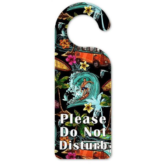 Do Not Disturb Door Knob Hanger Sign - Seamless Surfing