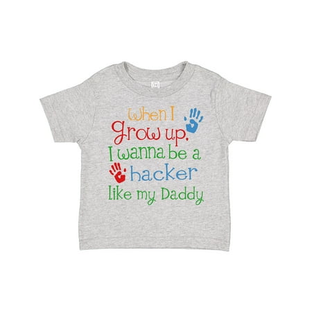 

Inktastic Hacker Like Daddy Gift Toddler Boy or Toddler Girl T-Shirt