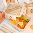 thumbnail image 3 of EastVita Bento Box For Office, Leak Proof Sealed Lunch Dinner Containers, Reusable Lunch Box With Compartments, Microwave Safe (Chopsticks And Spoon Included), 3 of 7