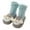 Light Blue, variant on GobdXE baby fleece crew socks GobdXE sherpa lined warm socks GobdXE 3d curly lamb full plush foot infant ankle socks Size:6-12 Months