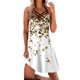 thumbnail image 1 of Moda mujer Casual Sexy cuello en V vestidos estampados verano sin mangas con cordones vestido tipo jersey Fridja  hj3821, 1 of 4