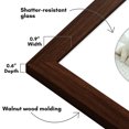 thumbnail image 2 of Americanflat 6" x 6" with Round-Shaped Mat - Walnut, 2 of 8