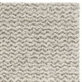 thumbnail image 5 of SAFAVIEH Hudson Merrilyn Chevron Shag Area Rug, Ivory/Grey, 9' x 12', 5 of 6