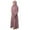 Pink, variant on LUOGENLI Dress Girls Round Neck Ruffled Solid Color Dress with Pattern Flounce Pleated Dress for Girls Knee Length Dark Green 5-6Years