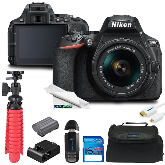 Nikon D5600 DSLR Camera with 18-55mm Lens   Expo Essentials Kit