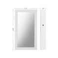thumbnail image 6 of SONGMICS Jewelry Cabinet Armoire with Mirror Jewelry Storage Organizer Box Wall-Mounted Space Saving White, 6 of 6