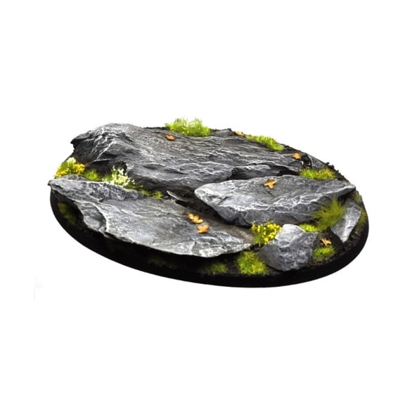 Kromlech 105mm Oval Base - Rocky Outcrop New