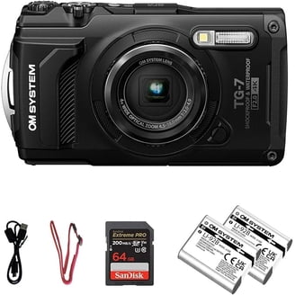OM SYSTEM TG-7 本体 Amazon.com : OM System Tough TG-7 Underwater Camera (Red) (Renewed