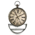 thumbnail image 2 of Zentique 45 in. Iron Wall Clock, 2 of 2