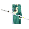 thumbnail image 5 of Elervino Bamboo Roronoa Zoro Sword with Belt Holder, 41 inches, Wado Ichimonji Sword, 5 of 6
