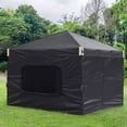 thumbnail image 5 of Aoodor Pop Up Canopy Tent with Removable Mesh Window Sidewalls, Portable Instant Shade Canopy with Roller Bag, 5 of 10