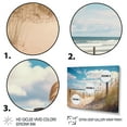 thumbnail image 3 of Designart "Calm Path To Dune Beach II" Nautical & Beach Floater Framed Wall Art Print, 3 of 7