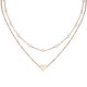 thumbnail image 1 of Collar y Dije de Acero Inoxidable Enso para Mujer EJN3285R Oro Rosa, 1 of 3