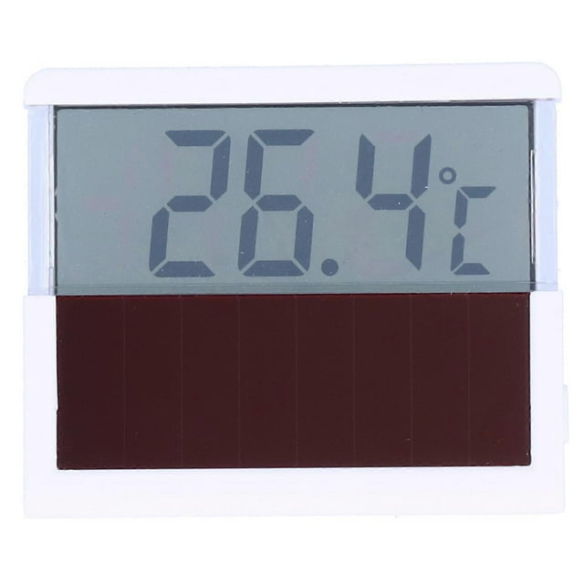 Fish Tank Solar Energy Thermometer LED Display Water Temperature Aquarium SuppliesTank Solar Engergy Thermometer