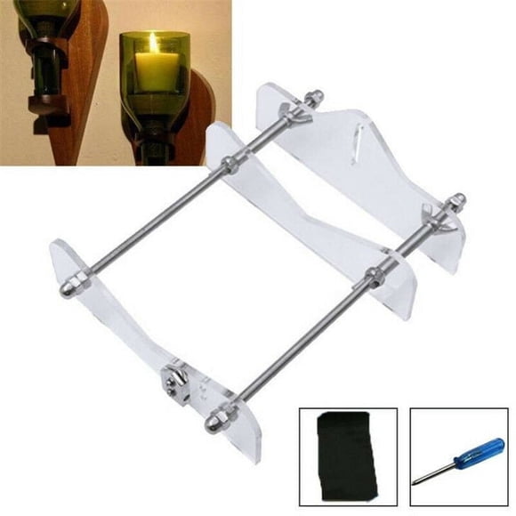 DIY Craft Tool, Glass Bottle Cutter with High Hardness Alloy Blade & High Strength PC Material, Convenient for Home Decor Projects
