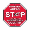 thumbnail image 1 of Fremont Die NHL Carolina Hurricanes Team Sign, 12" x 12", Stop Sign, 1 of 1