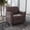 Brown/Chrome Legs, variant on Flash Furniture Brown LeatherSoft Chair with Clean Line Stitched Frame