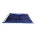 thumbnail image 2 of Ahgly Company Machine Washable Indoor Rectangle Abstract Blue Modern Area Rugs, 7' x 9', 2 of 4