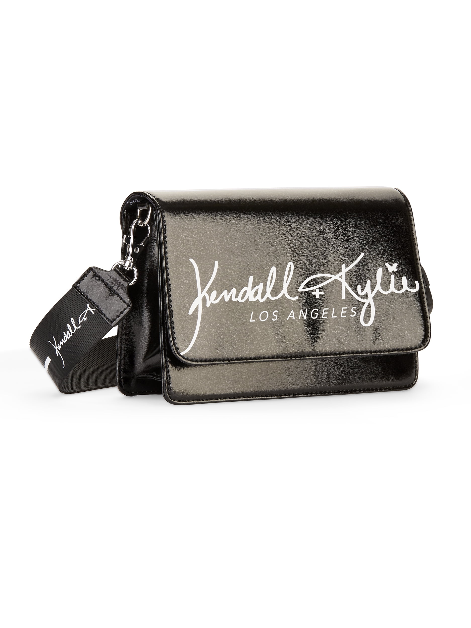 Kendall & Kylie, Bags, Kendall Kylie Silver Duffle Bag Carry On Crossbody