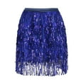 thumbnail image 3 of Ruyang Sequin Fringe Skirt Women's Nightclub Skirt Stage With Sparkly Sparkly Costume Fashion Skirt Scrub Skirts for Women, 3 of 4