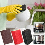 Tyidzon Sanding Sponge Kitchen Cleanser Sponge Pad Reusable Cleaning Brush for Kitchen Polishing Scrubbing Multi-Purpose Kitchen Sponges Durable Effective Kitchen Cleaning Tools