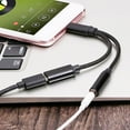 thumbnail image 3 of HomeLife 2 in 1 Type-C to 3.5mm Jack Headphone Charger Audio Cable Adapter Converter, 3 of 8