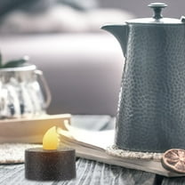 WHAMVOX  12 Pcs Flameless Tealight LED Candle Chic Battery Operated Candles