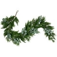 thumbnail image 2 of Northlight Real Touch™️ Eucalyptus and Mixed Pine Artificial Christmas Garland - 6' x 8" - Unlit, 2 of 8