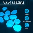 thumbnail image 4 of Graham Products Blue Glow in the Dark Decorative Stones, 4 of 9