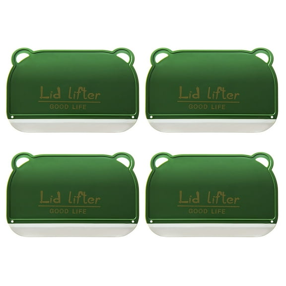 RENACLIPY Handheld Glass Cleaning Silicone Green Cleaners Bathroom Maintenance 4Pcs 5.70X3.73X0.39in