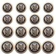 thumbnail image 1 of 16 botones de costura delicados de aleación, decorativos, de estilo británico., 1 of 5