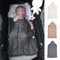 thumbnail image 4 of EIGTHTAIL Born Unisex Cotton Knit Wrap Swaddle Baby Sleepsacks  Gray, 4 of 6