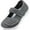 DarkGrey, variant on Leisfit Womens Walking Shoes Adjustable Diabetic Shoes Wide Mary Jane Shoes Flats Casual Shoes Slip on Sneakers