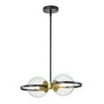 thumbnail image 2 of Warehouse of Tiffany Wendall 2-Light Black Pendant Lamp, 2 of 3