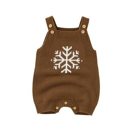 

Binmer Newborn Baby Girls Christmas Winter Knit Outwear Vest Ruffle Sweater Romper