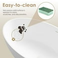 thumbnail image 6 of Altair 67" x 39" Solid Surface Soaking Bathtub in Matte White and Integrated Overflow, 6 of 24