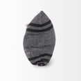 thumbnail image 3 of Dark Gray Detailed Throw Pillow Cover, 3 of 3