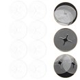 thumbnail image 1 of HEANUJJ 100Set Round Peg Hook Discs for Peg Board Hooks Retainers and Retail Display, 1 of 8