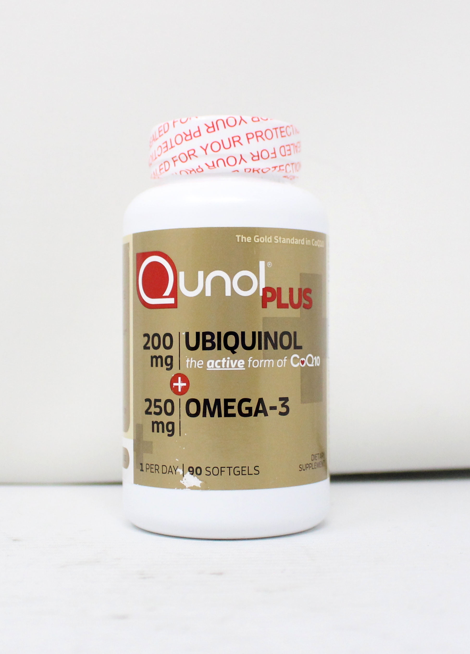 Qunol Plus 200 mg Ubiquinol + 250 mg Omega3 90 Softgels