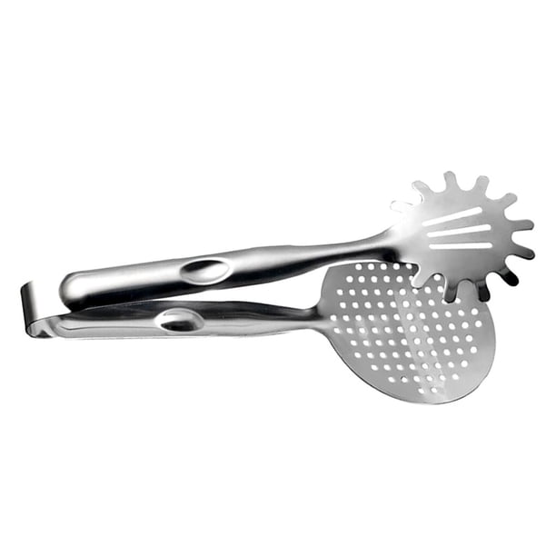 Kearding Pinzas de cocina de acero inoxidable, 2 uds., Clip para barbacoa, ensalada, pan, cocina, pinzas para servir comida, restaurante, carpeta de Cocina y Comedor 1# Kearding HA004085-01