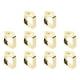 thumbnail image 2 of 10 Uds Clips para mantel estilo hoja de acero inoxidable antideslizante multifunción soportes para mantel para fiesta familiar café Color dorado, 2 of 5