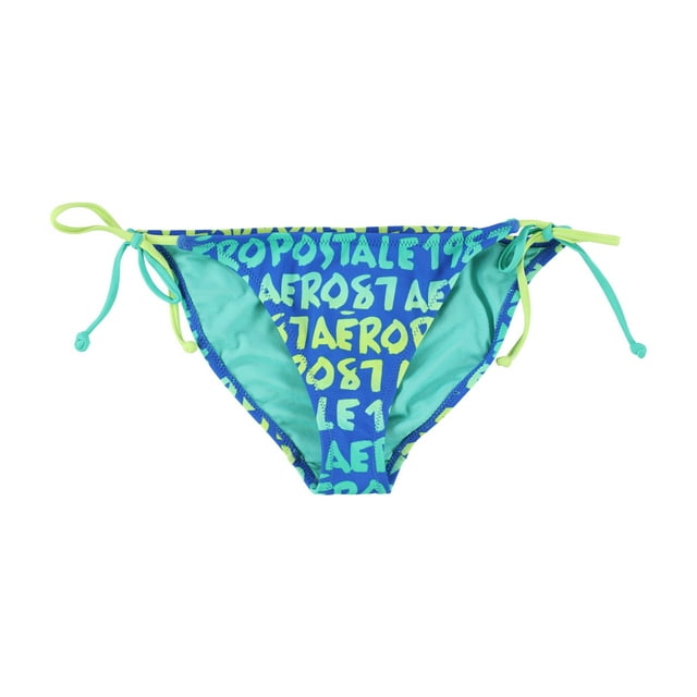 Aeropostale Mujeres Tops & Bottoms Mix N Match Bikini, Verde, X-Small